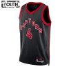 Dres Toronto Raptors Scottie Barnes 4 Jordan 2022-23 Statement Edition Crno Swingman - Dječji